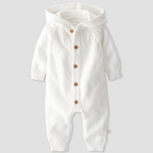 Baby Organic Cotton Sweater Jumpsuit - little planet by carter's Ivory