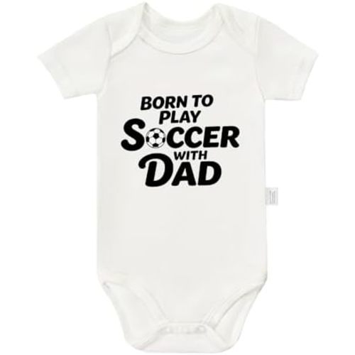 Born to Play Soccer with Dad Onesie