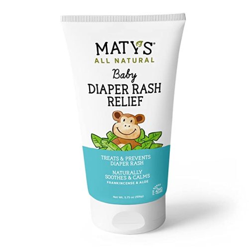 Maty's Baby Diaper Rash Relief Ointment - Made With Organic Ingredients like Lavender, Aloe and Zinc, 3.75 Ounce - 3.75 Ounce (Pack of 1)