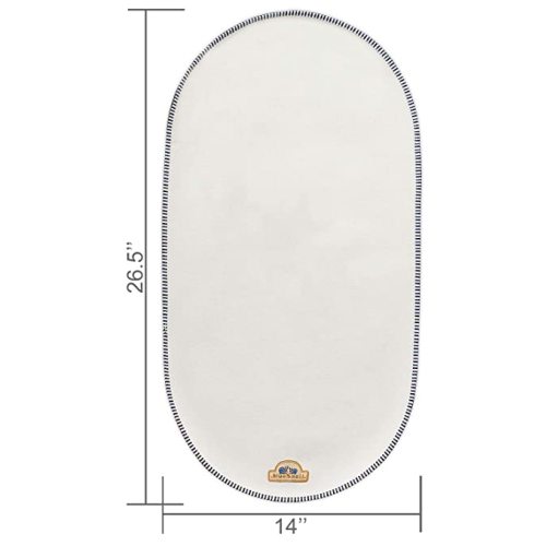 BlueSnail Waterproof Changing Pad Liners 3 Count (14"X26.5", White), Bassinet Pad Liner - 14x26.5 Inch (Pack of 3) - white
