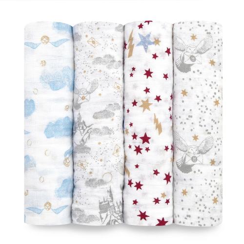 cotton muslin swaddle 4pk - Harry Potter™ 4-pack