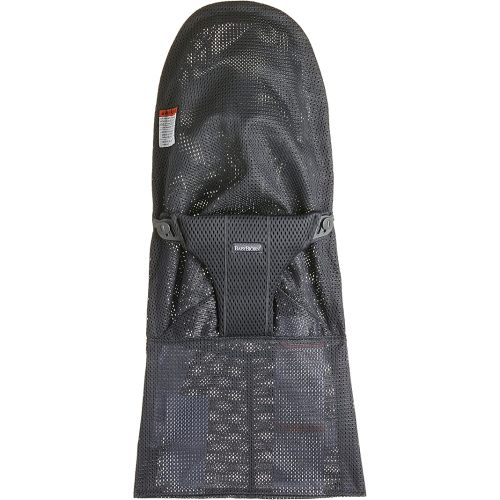 BabyBjörn Fabric Seat for Bouncer - Anthracite, Mesh, Anthracite, 1 Count (Pack of 1)