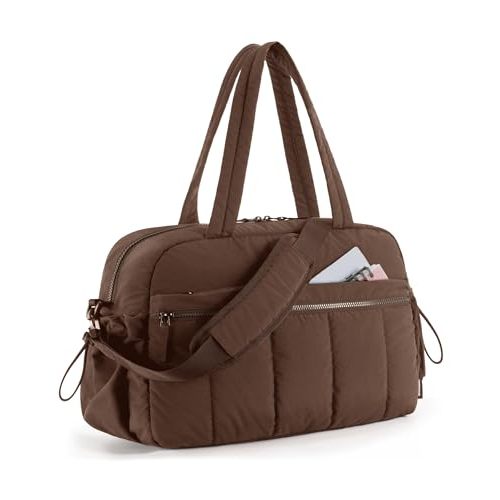 BAGSMART Gym Bag for Women, Duffle Bag for Travel with Wet Pocket, Lightweight Carry on Weekender Duffel, Water Resistant