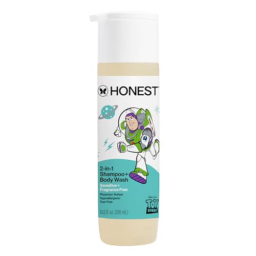 The Honest Company Shampoo Body Wash, Disney & Pixar's Toy Story, Unscented | 2-In-1 Shampoo & Body Wash. Tear-Free, Hypoallergenic, Dermatologist Tested, With Aloe. Gentle For Baby's Sensitive Skin.