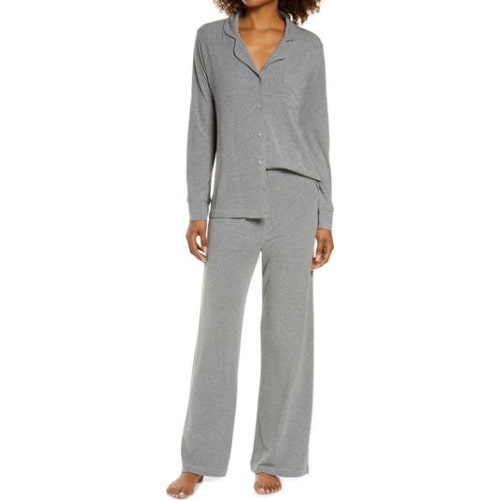 Soft Lounge Rib Sleep Set, Medium