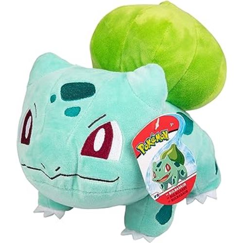 Pokémon 8" Bulbasaur Plush Stuffed Animal Toy - Officially Licensed - Gift for Kids