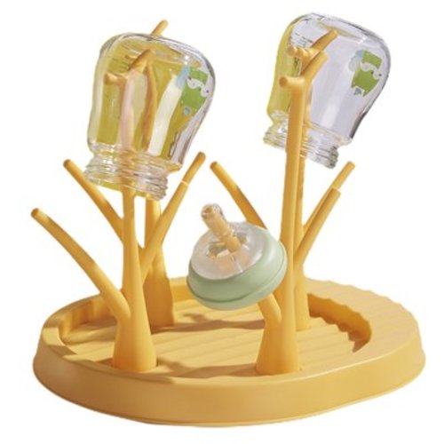 Reheyre Detachable Pacifier Rack - Food Grade, Eco-friendly - Reusable, Space-saving Plastic Drying Rack for Pacifiers and Feeding Bottles