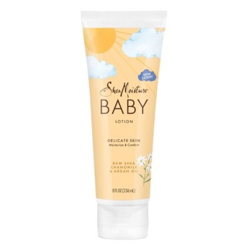 SheaMoisture Baby Lotion Raw Shea + Chamomile + Argan Oil Calm & Comfort for All Skin Types, Size: 8 fl oz