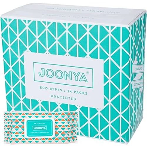 Joonya Baby Wipes - Non-Toxic, Earth-Friendly Baby Wipes for Calm, Healthy Skin - Fragrance Free Baby Wipes - Bulk Baby Wipes - 24 Packs of 80 Diaper Wipes (1920)