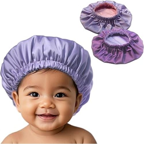 AKISS Baby Infant Newborn Toddler Satin Silk Hair Bonnet Cap for Sleeping 0-3 0-6 3-6 6-12 Months 1-2 1-3 Years