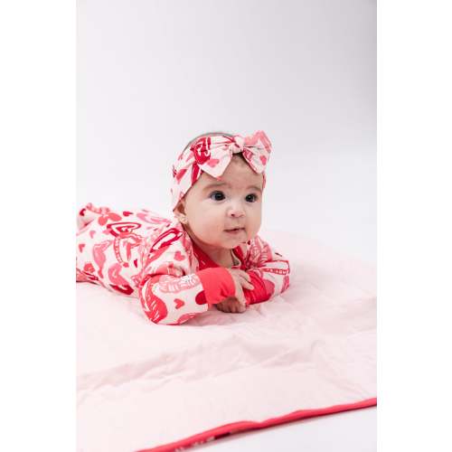 John 3:16 Pink PJ Footed Onesie Bamboo – Holy Pals