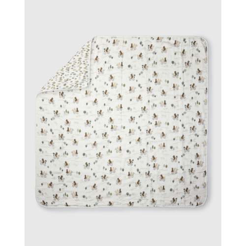 Muslin Quilt - Bears on Bikes