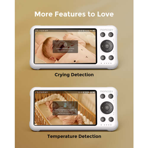 Momcozy 5-Inch Dual-mode Smart Baby Monitor-BM04