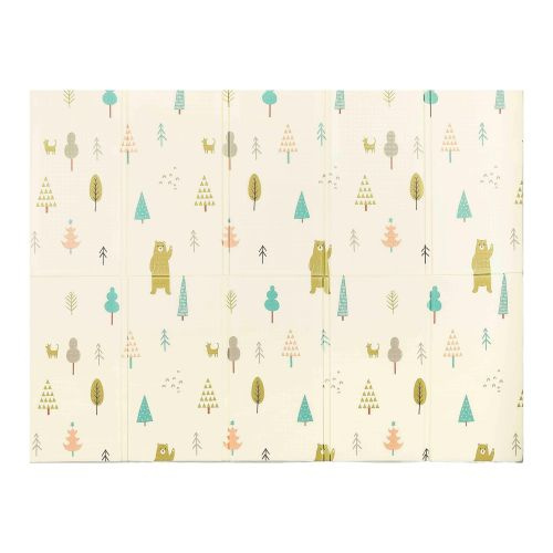 Dream On Me XL Playmat, Foldable, Waterproof, Extra Thick Foam, Portable Floor Pad, Cloud Design
