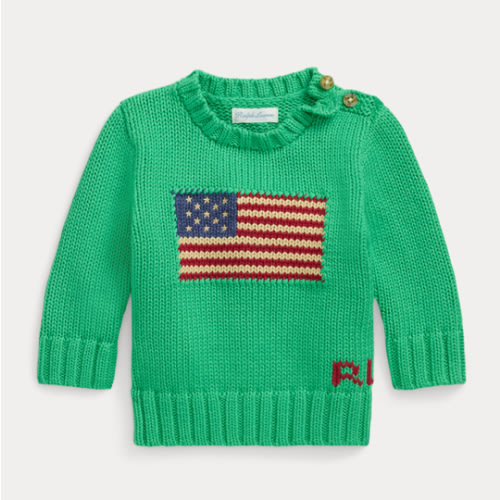 Baby Boy The Iconic Flag Sweater | Ralph Lauren - 12 months