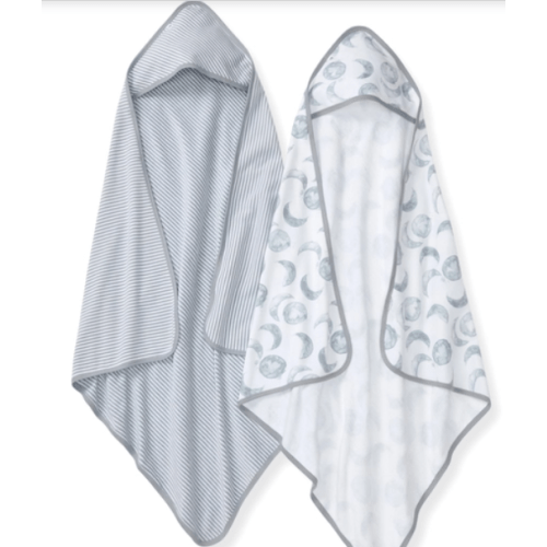 Golden Bee Organic Knit Terry Towels Set of 2 - Hello Moon