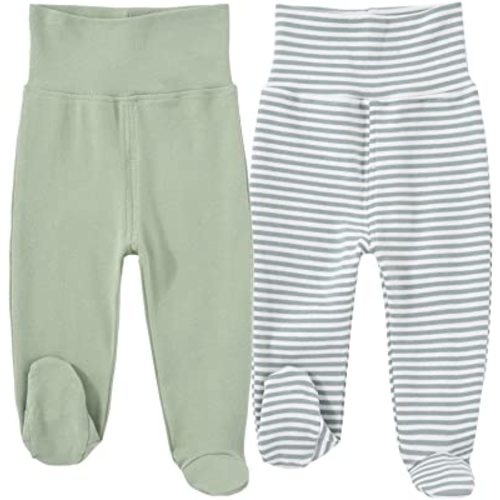 Baby Footed Pants Cotton Newborn Leggings 0-12 Months