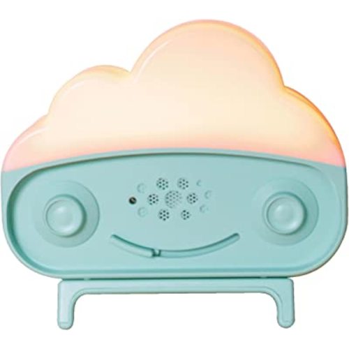 Happiest Baby SNOObie Smart White Noise Machine - Portable Baby Sound Machine with Night Light - 12 Soothing Sounds for Sleep Training, Teal