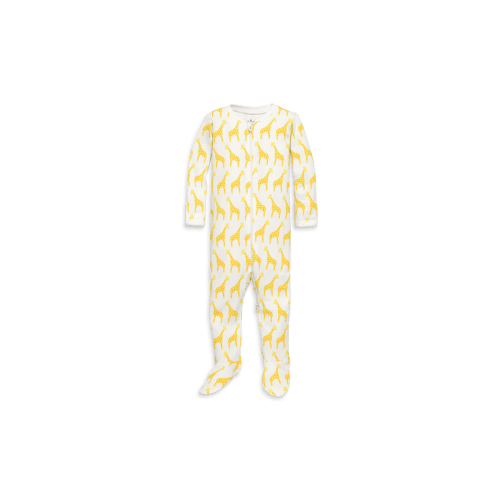 Baby Organic Animal Friends Zip Footie