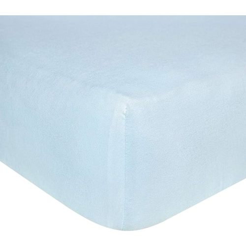 Burt's Bees Baby Essential Organic Cotton Fitted Crib Sheet, Breathable for Boy Girl Standard Crib & Toddler Mattresses