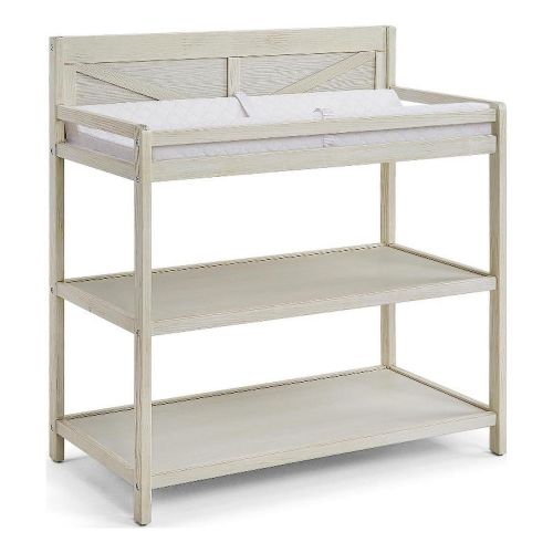 Suite Bebe Wooden Toddler Barnside Changing Table in Washed Gray