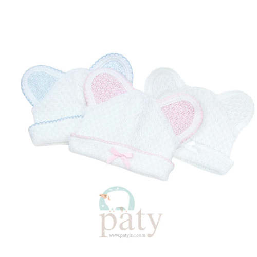 Knit Bear Cap - Pink