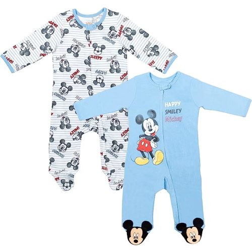 Amazon.com: Disney Winnie the Pooh Lion King Monsters Inc. Pixar Toy Story Baby 2 Pack Sleep N' Play Coveralls Newborn to Infant: Clothing, Shoes & Jewelry