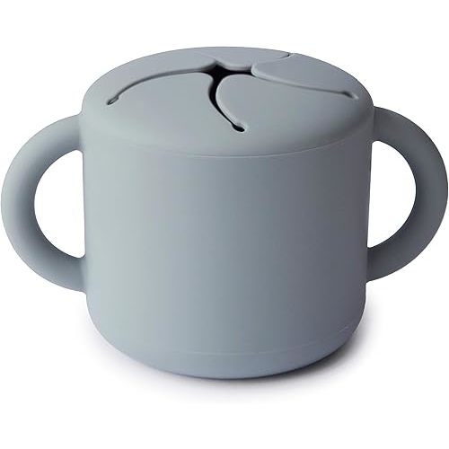 mushie Silicone Snack Cup | Stone