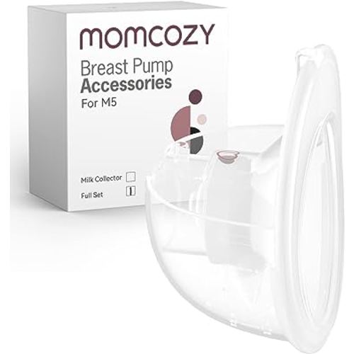 Momcozy M5 Double-Sealed Flange Pump, Portable Pump 2Pcs Green