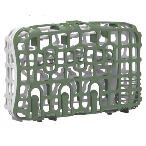 Dr. Brown's Dishwasher Basket for Small Baby Bottle Parts, Pacifiers, and Accessories, Clean, Store and Organize Newborn Essentials, BPA Free, Green
