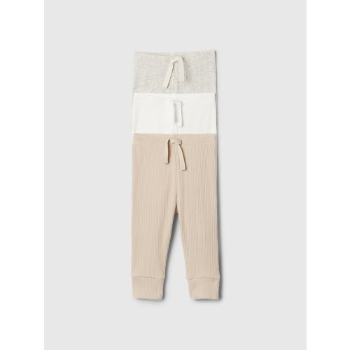 Baby First Favorites TinyRib Pants (3-Pack) | Gap