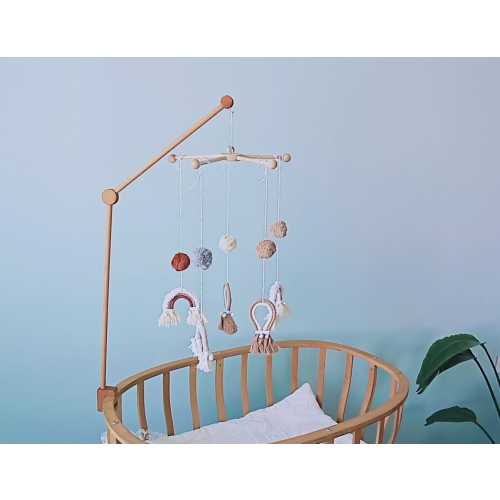 Wooden Mobile Hanger for Crib or Changing Table