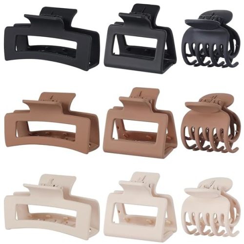 CHANDAT 3 Style Hair Claw Clips