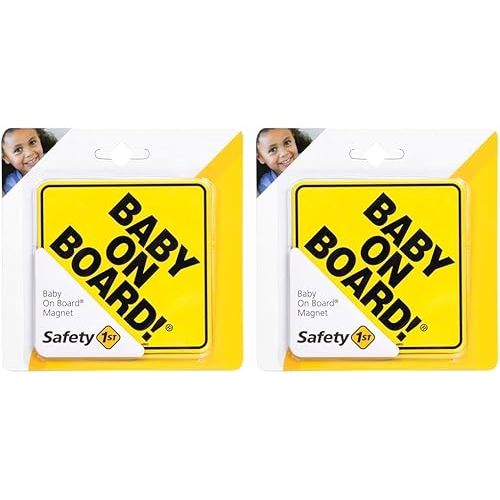 Safety 1st Baby On Board Sign Magnet (Pack of 2)