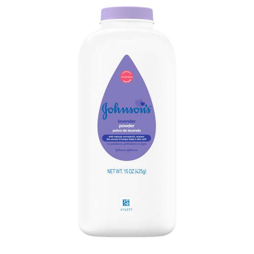 Johnson's Lavender Baby Powder with Cornstarch, Hypoallergenic, 15 oz