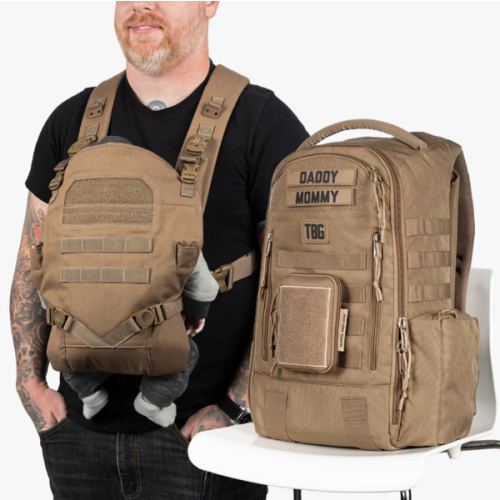 Daypack Diaper Bag & Baby Carrier Bundle - Durable, Versatile Gear – Tactical Baby Gear