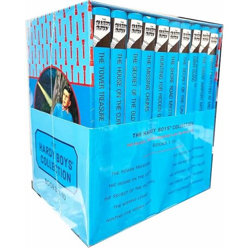 Hardy Boys Books 1-10 The Hardy Boys Mystery Collection Box Set Hardcover – January 1, 2019