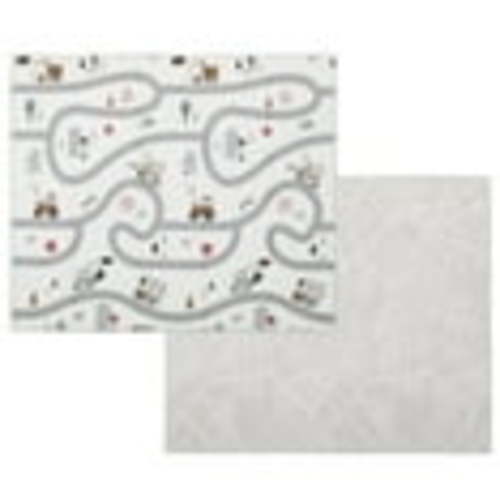 Evolur CozyCush Reversible Non-Toxic Baby Kids Playmat , WorkZone