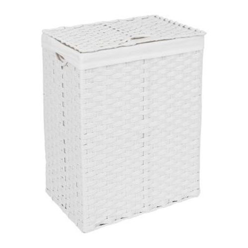 Seville Classics Modern Handwoven Rectangle Laundry Room Hamper