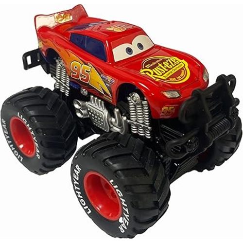 12 Styles Movie Cars 3 Black Storm Jackson McQueen Curz Mater Giant Wheels Cars 1:55 Diecast Vehicles Toys Set Children Car Toy (Lightning McQueen)