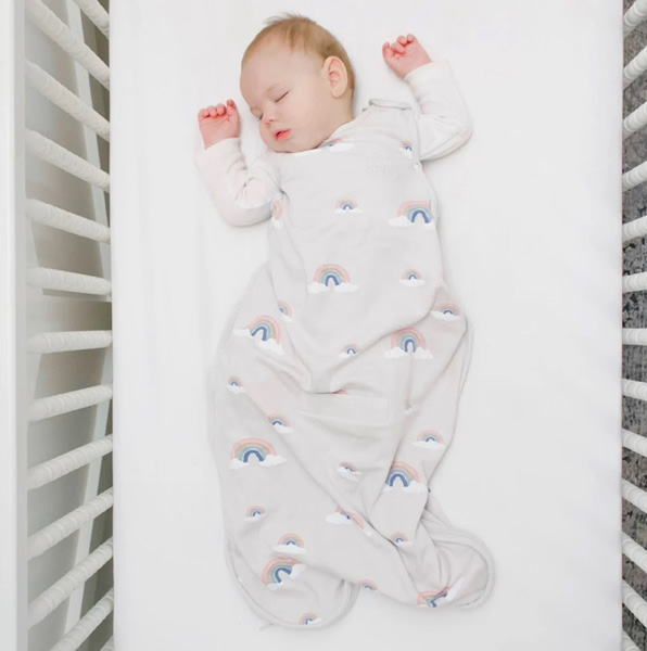 4 Season® Ultimate Baby Sleep Bag, Merino Wool & Organic Cotton, Rainbow