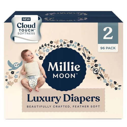 Millie Moon Luxury Diapers - (Select Size and Count)