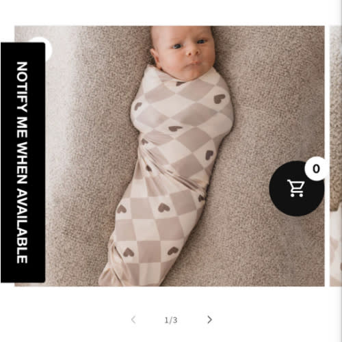 Bamboo Swaddle | Check your Heart