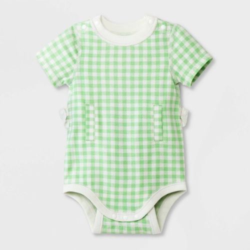 Baby Adaptive Bodysuit - Cat & Jack™, Color: Green, Size: 3-6M