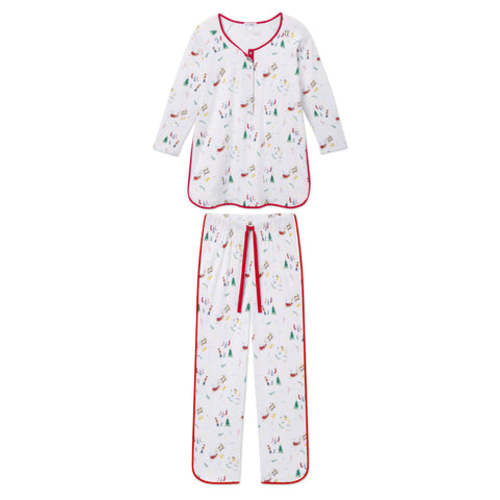 Pima Maternity Long-Long Set in Night Before Christmas — L