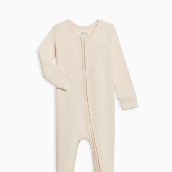Kit Ribbed Zipper Sleeper