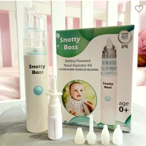 Snotty Boss Nasal Aspirator Kit | First Aid | Baby Bunting AU