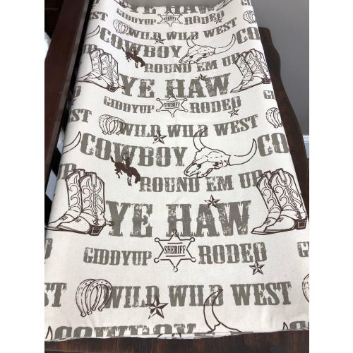 Changing Pad Cover - Wild West Cowboy Western Cover