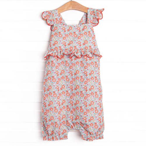 Red Rosy Bubble Romper, Red – Stitchy Fish