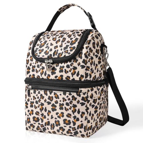 Breast Milk Cooler Travel Bag - Baby Bottle Cooler Bag for Nursing Moms Daycare with Double Compartments - Fits 6 Baby Bottles Up to 9 Ounce